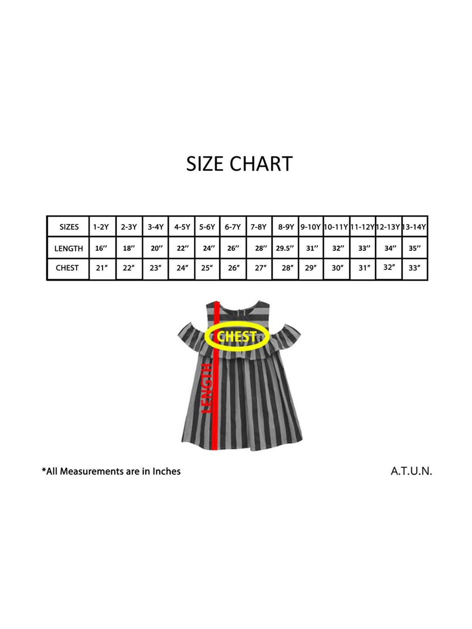 A.T.U.N. Grey & White Striped Dress