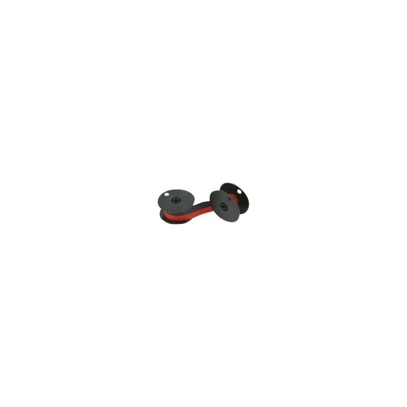Compatible Nukote BR80C Calculator Ribbon BlackRed 6pack For Victor 1560 Office Supplies