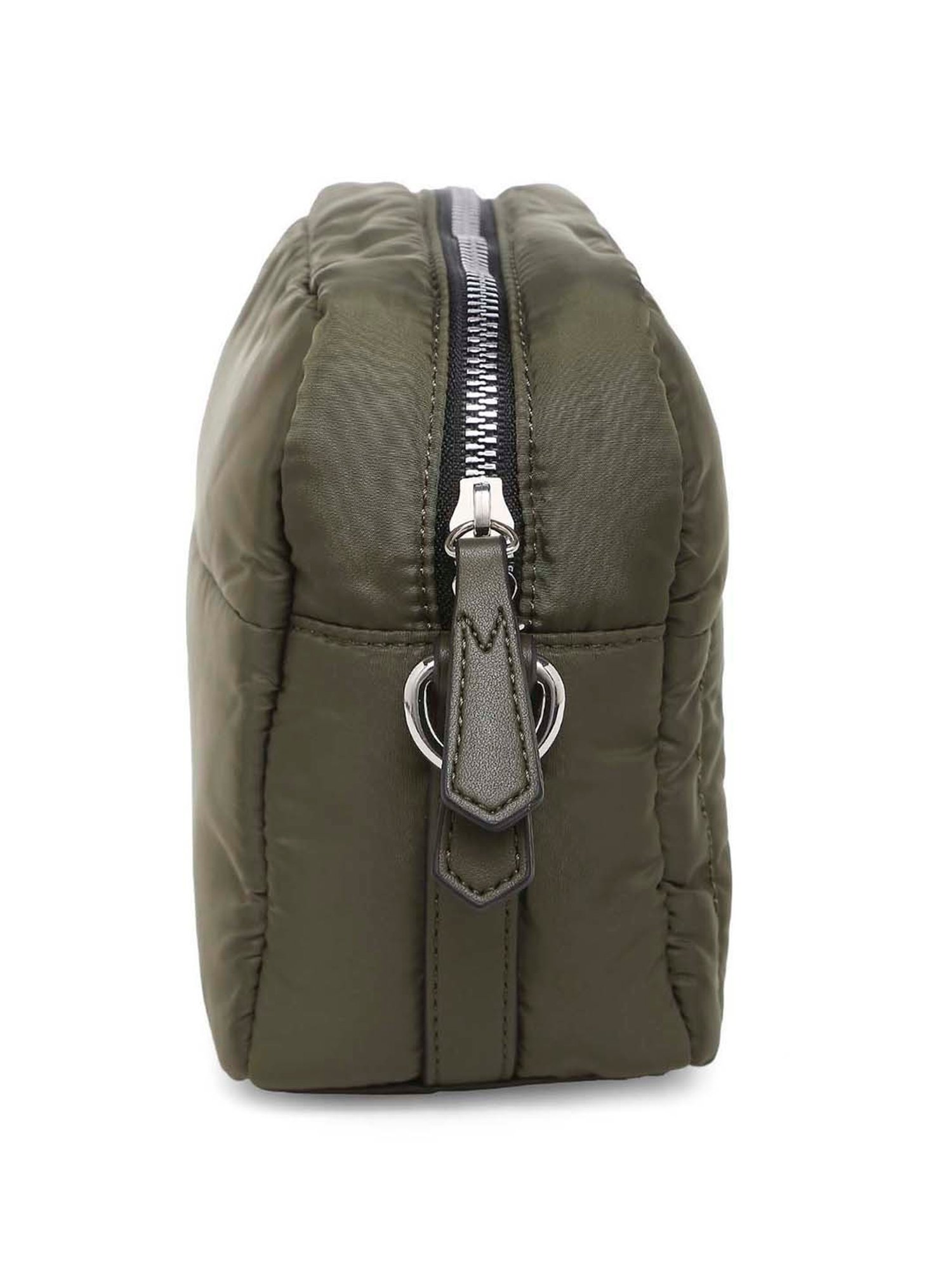 Marina Galanti Green Quilted Medium Sling Handbag