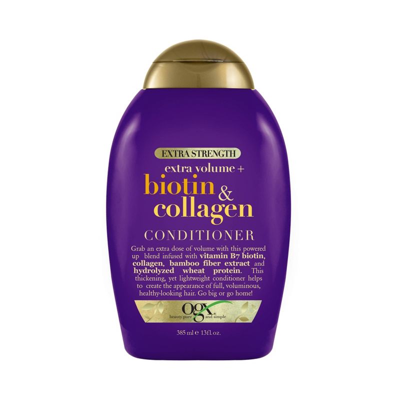 OGX Biotion & Collagen Extra Strength Conditioner - 13 fl oz