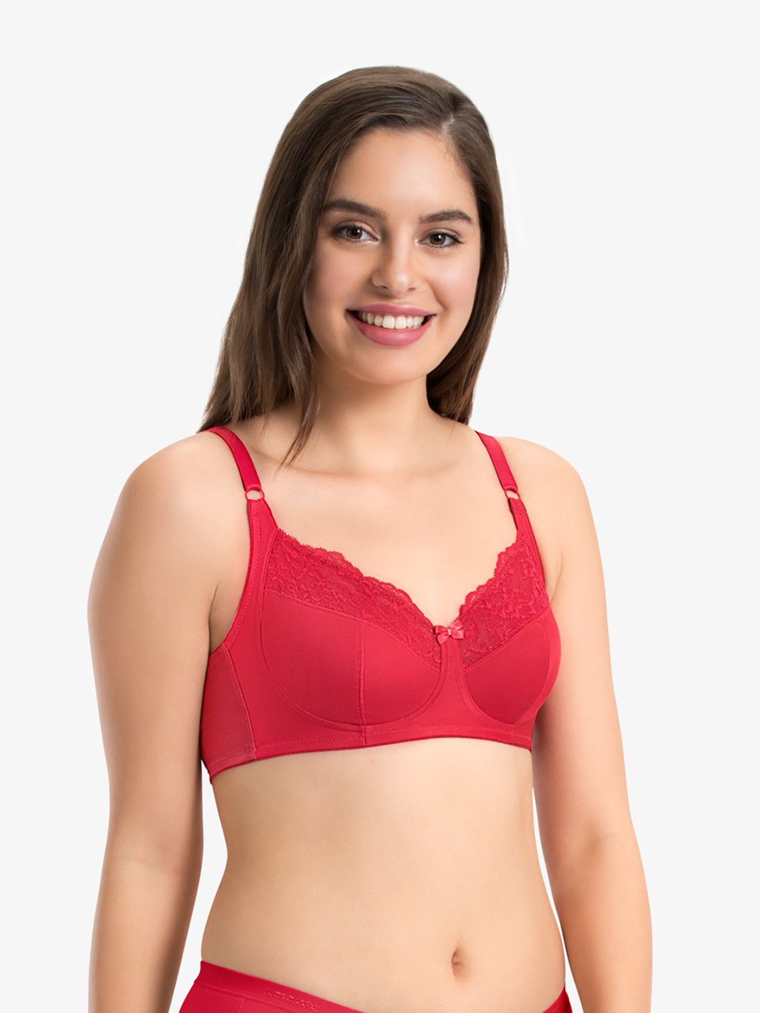 Every De by Amante Crimson Padded Non Wired Full Coverage Bra