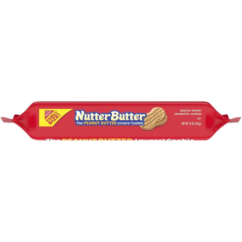 Nutter Butter Peanut Butter Sandwich Cookies - Family Size - 16oz