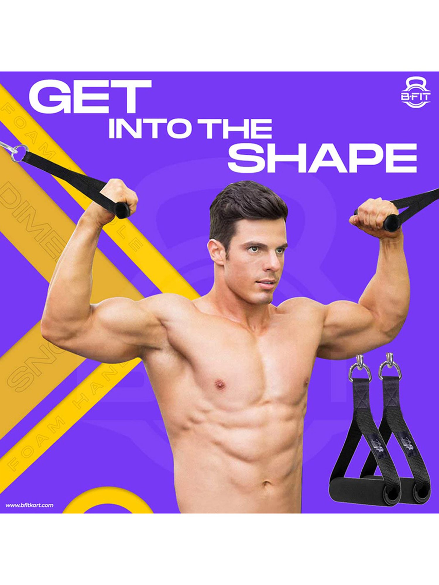 NODENS Blue Anti-Burst Gym Ball (95 cm)