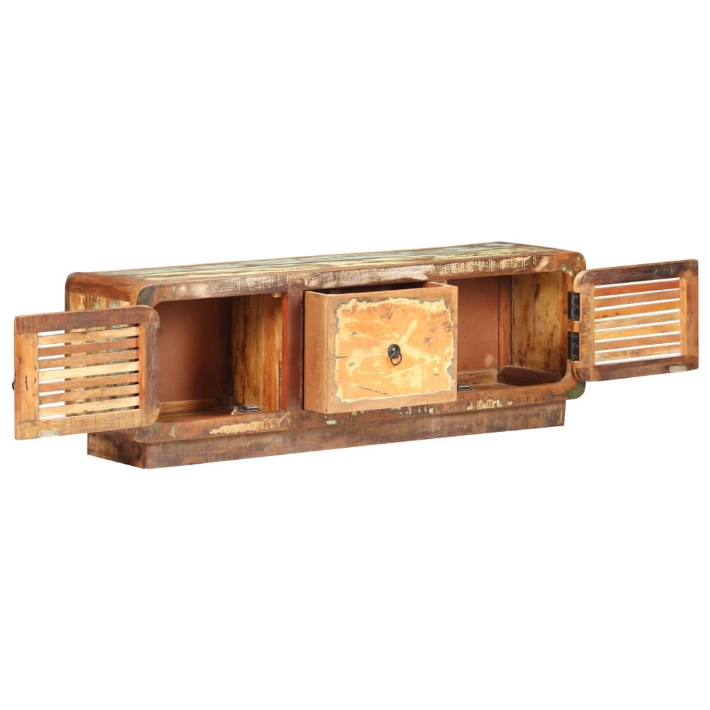 vidaXL TV Cabinet 47.2"x11.8"x15.7" Solid Reclaimed Wood