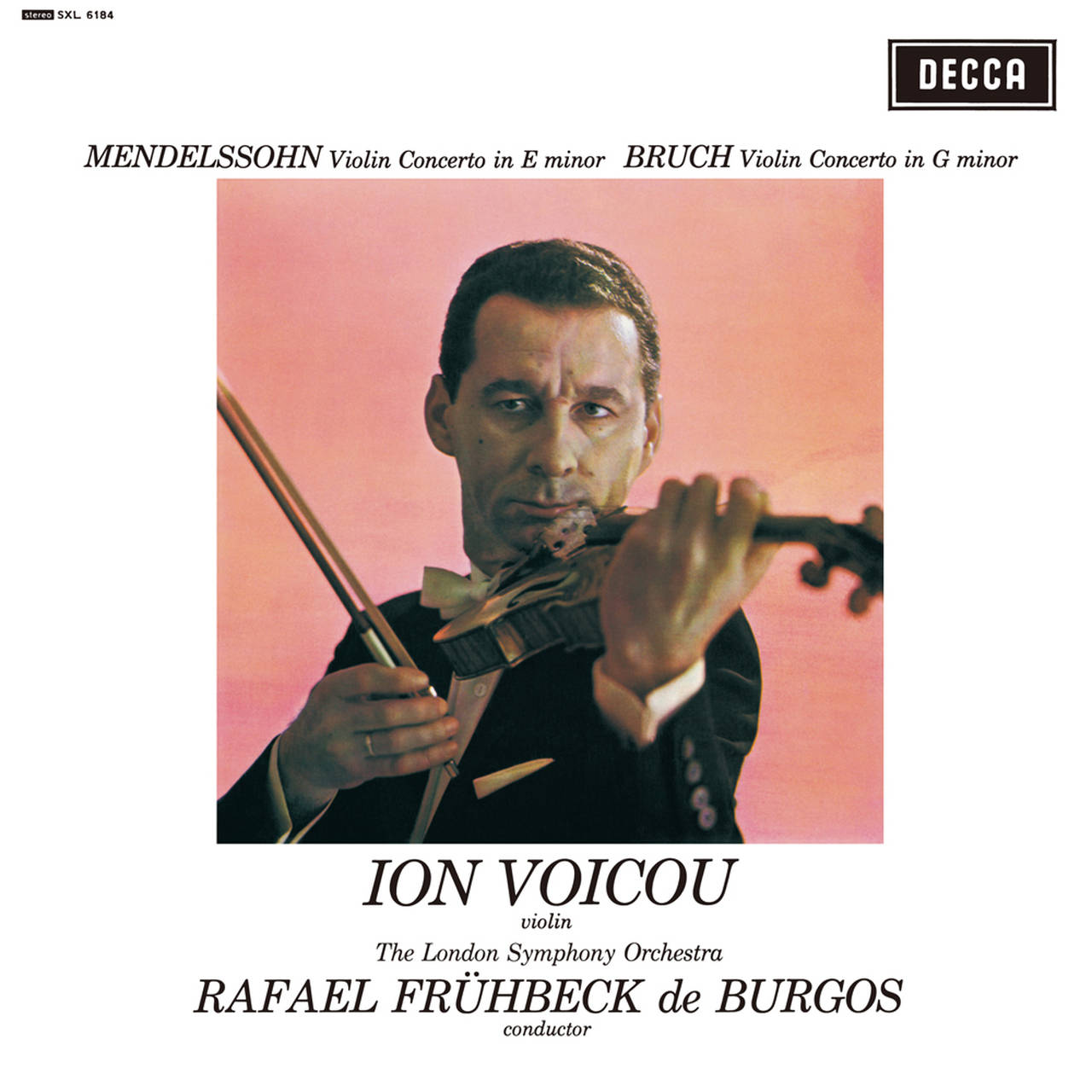 Ion Voicou Mendelssohn Violin Concerto In E Minor & Bruch Violin Concerto No. 1 In G Minor 180g Import LP (Vinyl)