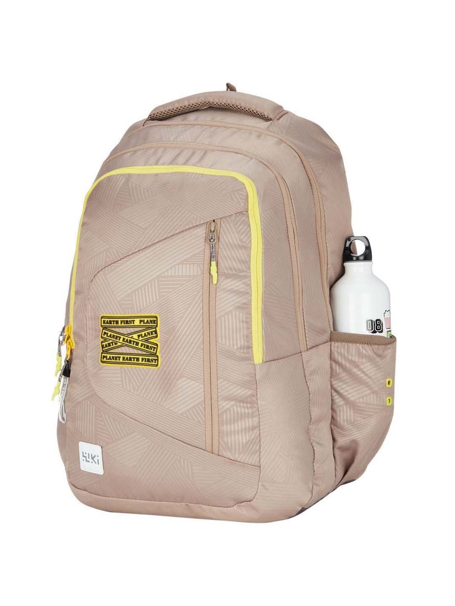 Wiki 47.5 Ltrs Beige Medium Laptop Backpack