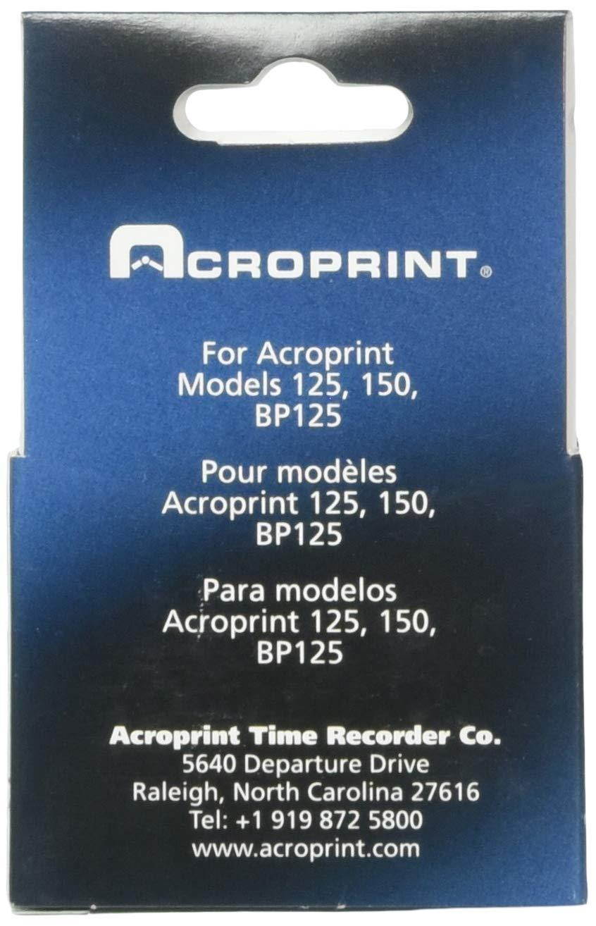 Acroprint 20-0106-002 Standard 125/150 Blue Ribbon, Blue Time Clock Ribbon For Use With Model 125 and Model 150 Acroprint Time Clocks