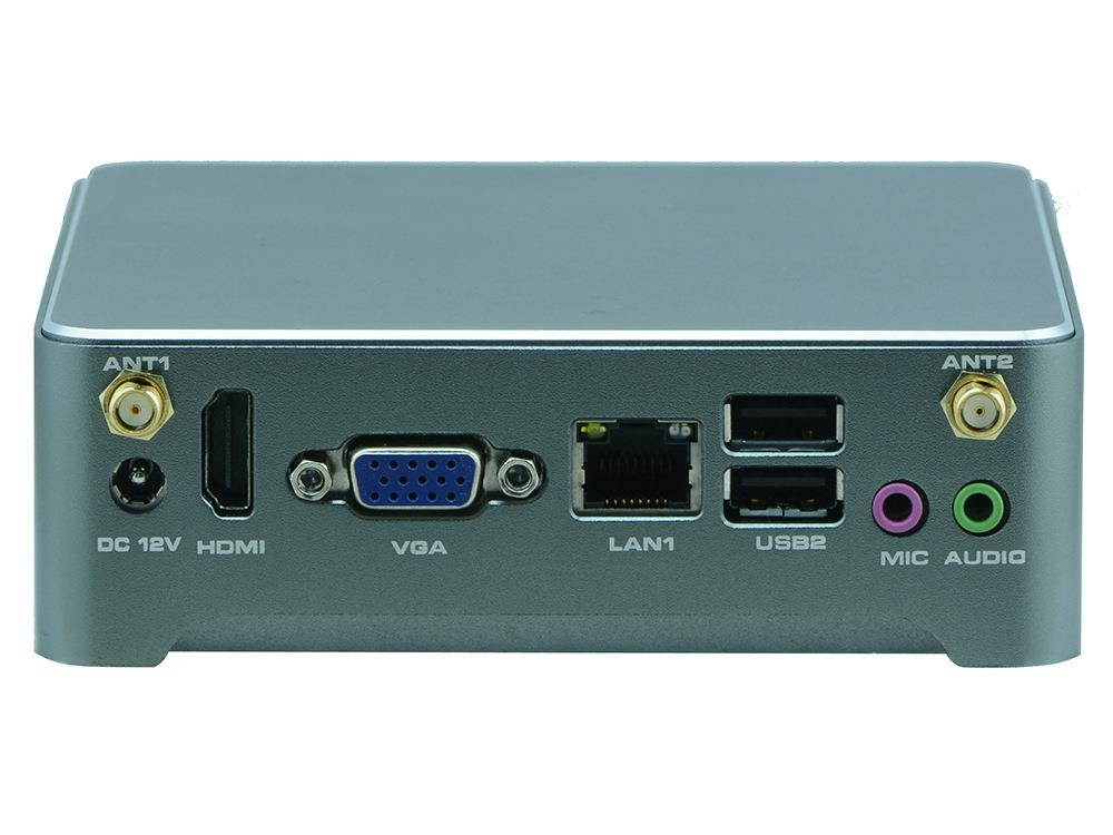 Desktop Computer Fanless Mini PC NANO PC Windows 10 OEM/ Linux With Intel Celeron N2805 Partaker N3 1 LAN 8G RAM 240G SSD