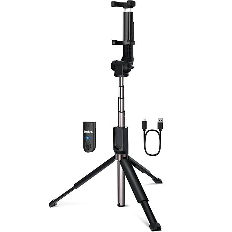 Stick Bluetooth Compact Cell Phone Stick Android Mini Stick with Light Wireless for iPhone 11 Pro Max 6 7 8 Plus Galaxy S8 Plus Note 9 10 and More Long Black