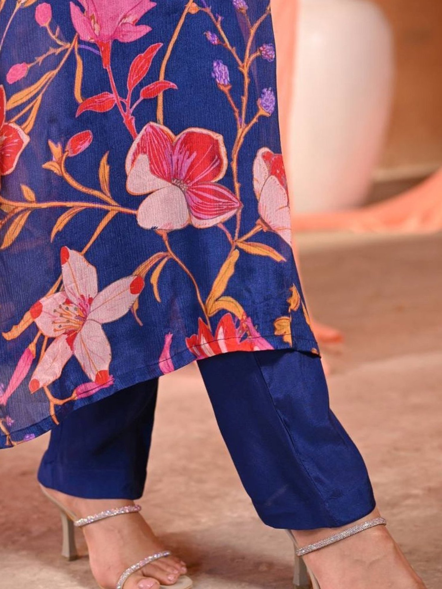 Mahee Jaipur Blue Nazakat Kurta with Pant