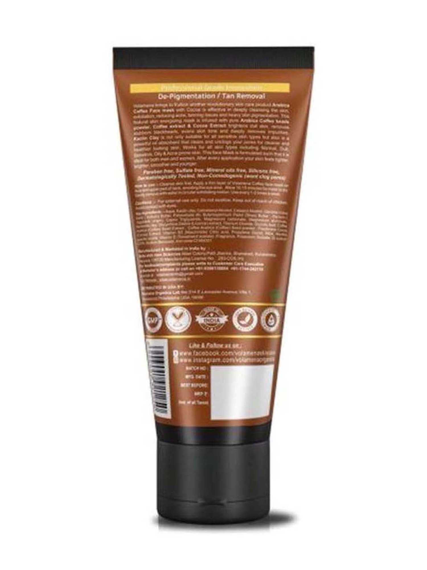 Volamena Coffee Face Pack - 100 ml
