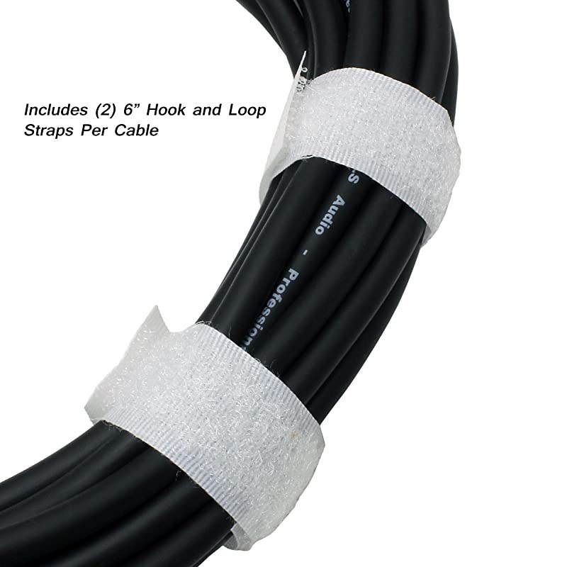100ft Mic Cable Patch Cords XLR Male to XLR Female Black Microphone Cables 100 Balanced Mike Snake Cord Single