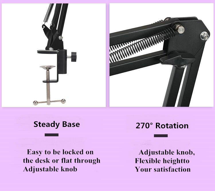 BM 800 Wired Condenser Sound Microphone With Shock Mount for Computer Audio Studio Vocal Rrecording karaoke Mic bm800