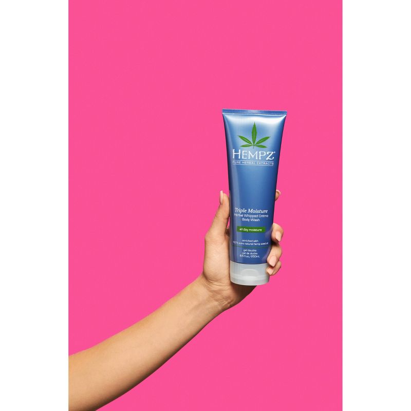 Hempz Triple Moisture Herbal Whipped Creme Body Wash - 8.5 fl oz