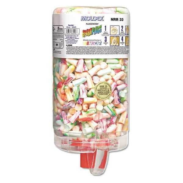 Moldex SparkPlugs PlugStation Earplug Dispenser Cordless 33NRR Asst 500 Pair