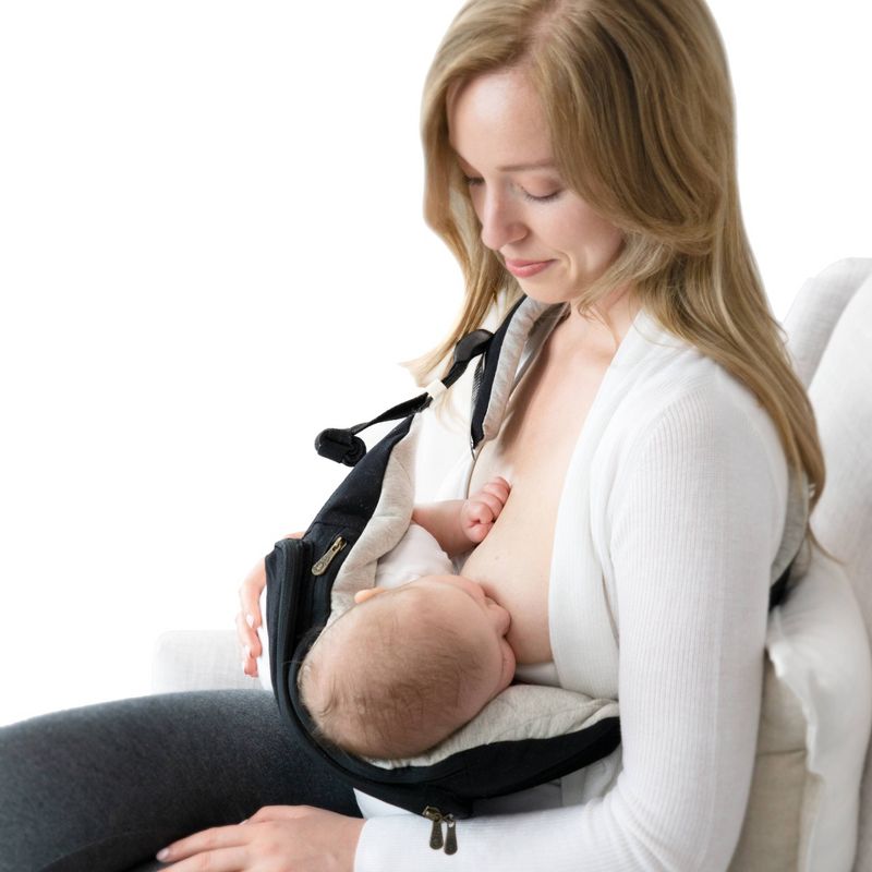 Boppy Original Nursing Pillow Cover - Gray Gold Giraffes