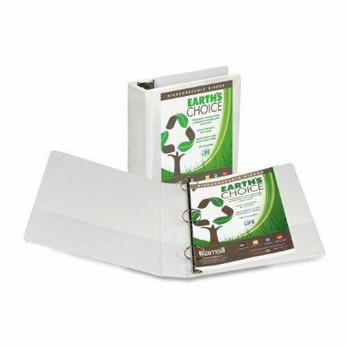 Samsill Insertable Recycled Vue Binder - Letter - 8.50" X 11" - 575 Sheet