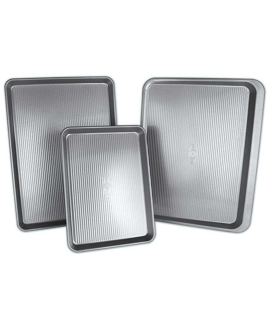 USA Pan 3-Piece Sheet Pan Bakeware Set