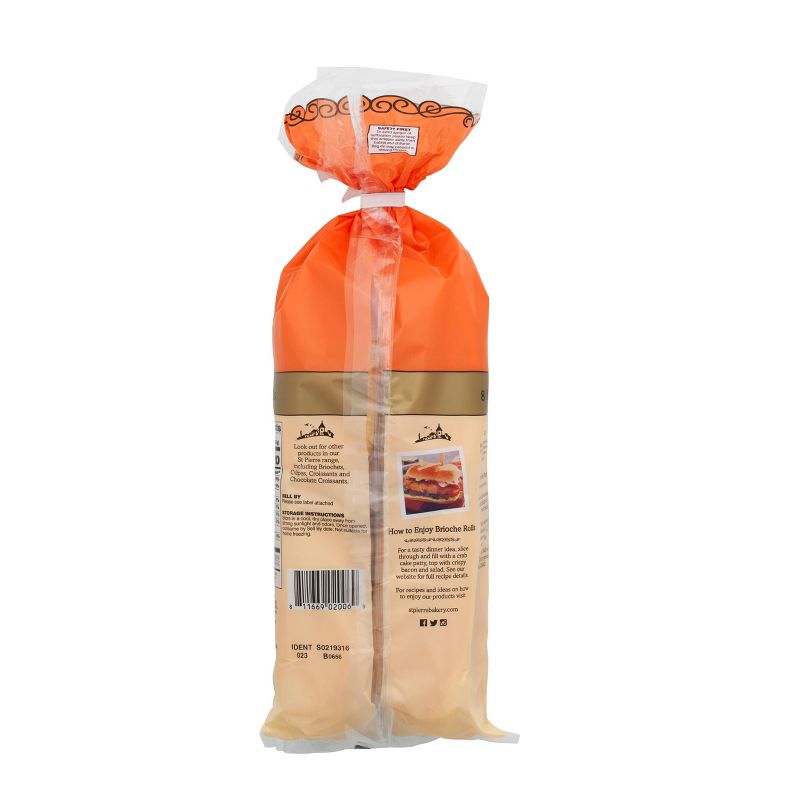 St. Pierre Brioche Rolls - 9.8oz/8ct