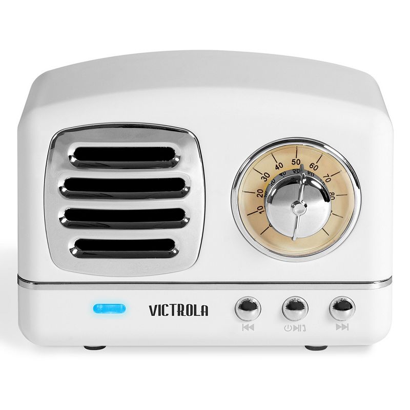 Victrola Lily Mini Bluetooth Stereo with FM Radio (White)