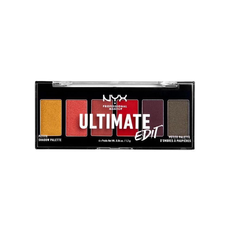 NYX Professional Makeup Ultimate Edit Mini Eyeshadow Palette - 0.04oz