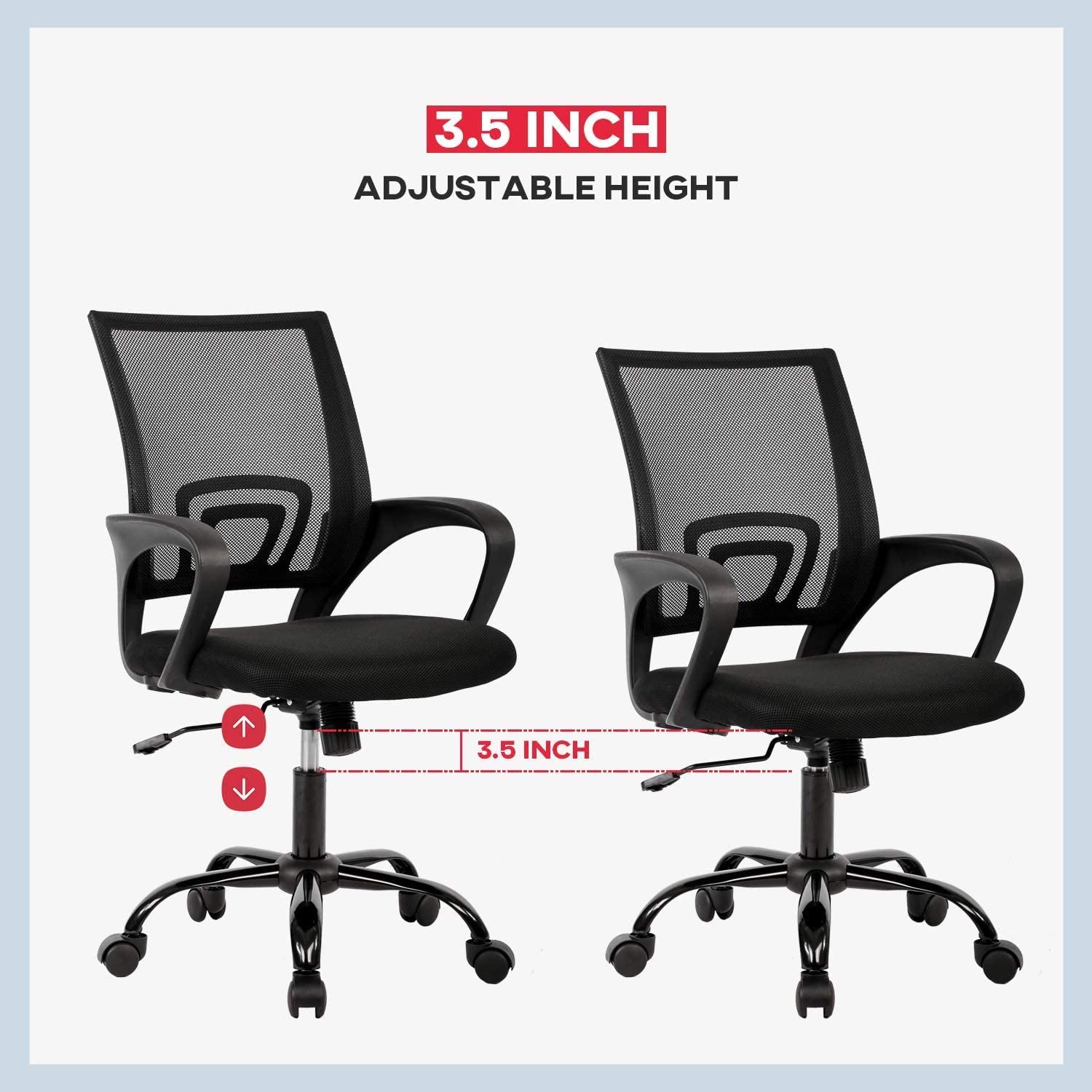 Office Computer Chair Home Office Chair Meeting Home Backrest Leisure Boss Stool Training Mesh Chair