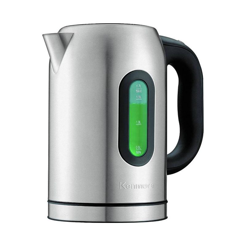 MegaChef 1.7L Electric Tea Kettle - Silver