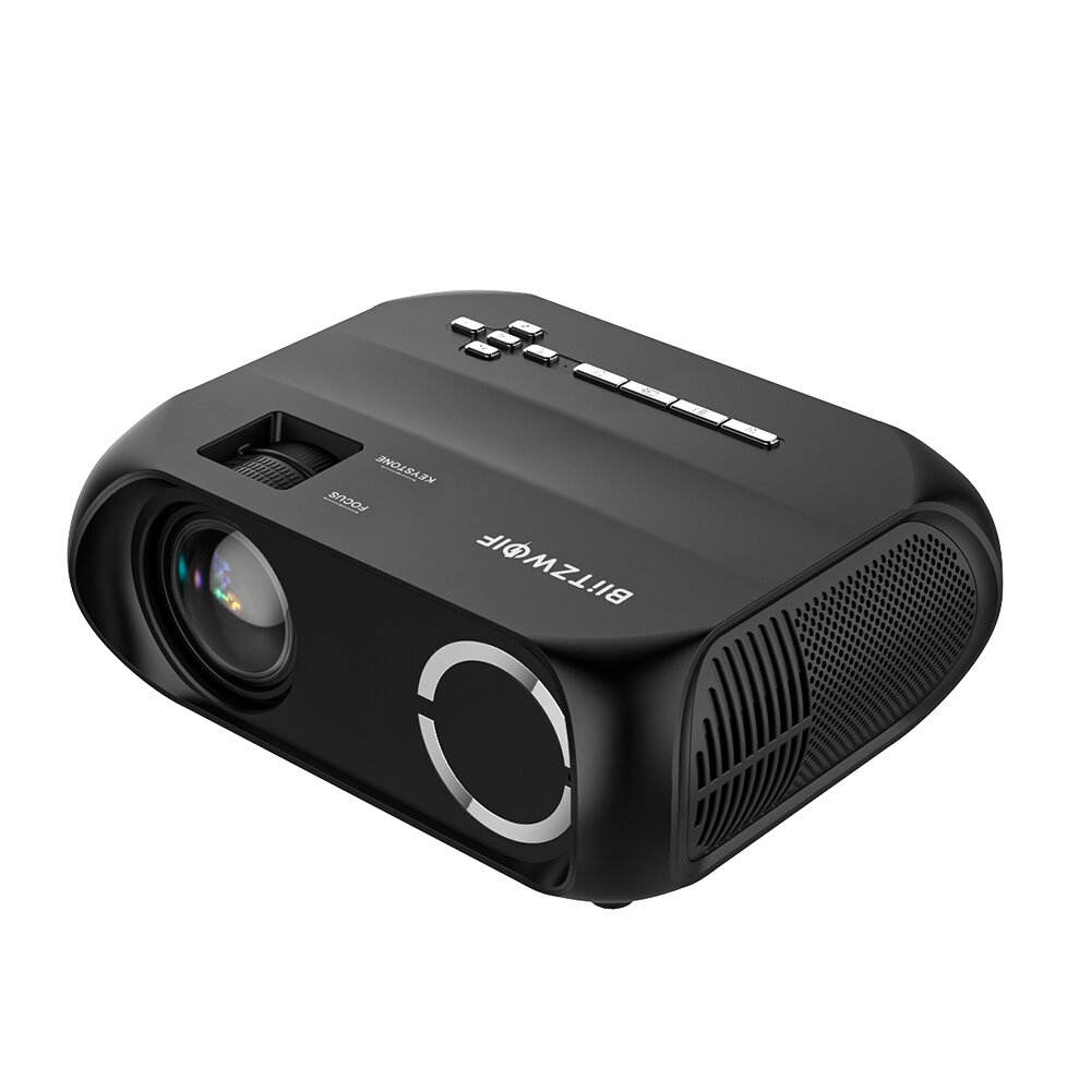 BlitzWolf&reg;BW-VP11 Lns Beamer 1280x720 Pixels Wireless Phone Same Screen 16.7 Million Colors 3500:1 Contrast Ratio Vertical Keystone Mini Portable Home Theater Outdoor MovieCD LED HD Projector 6000 Lum