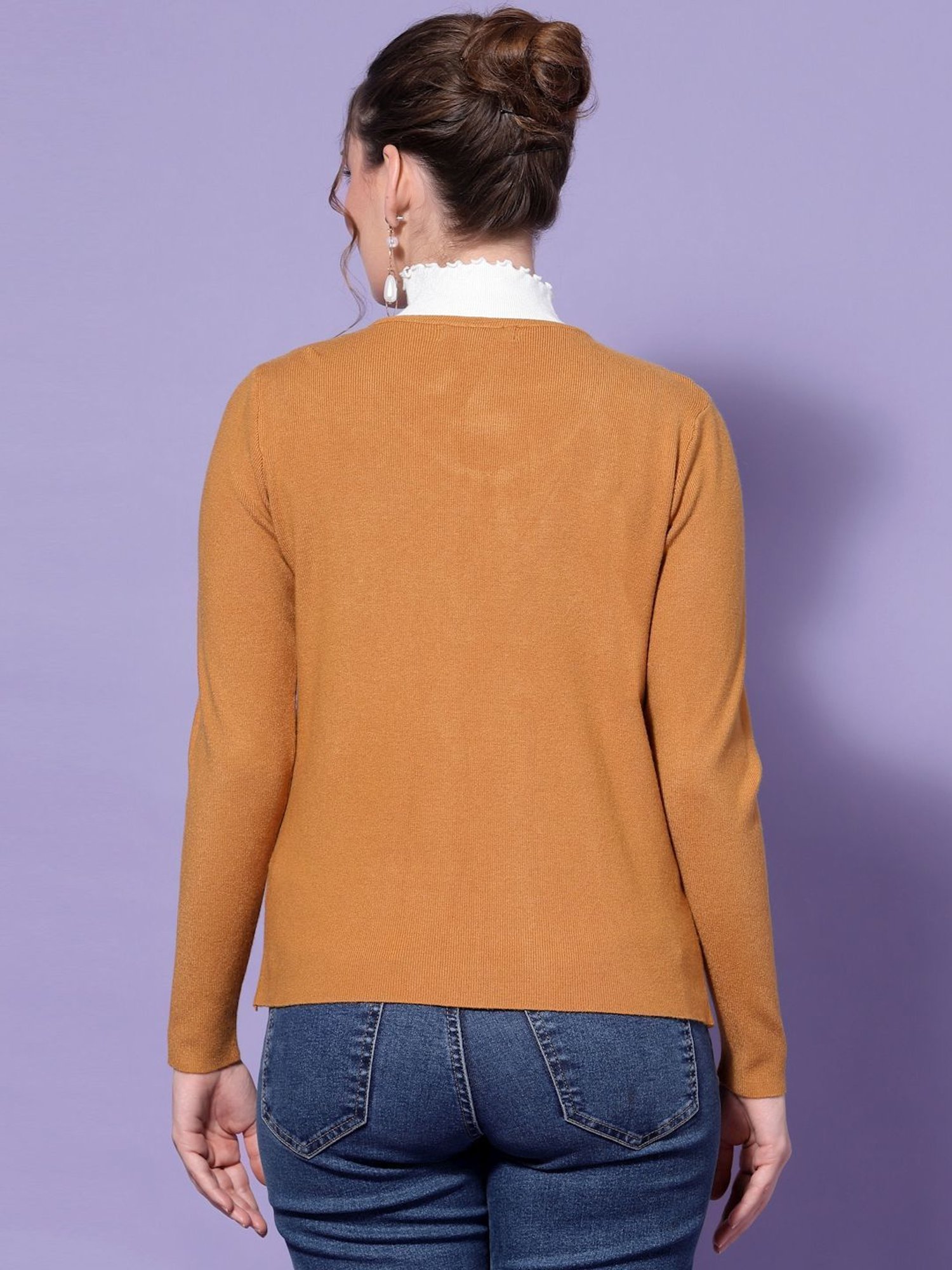 Mafadeny Mustrad Embellished Shrug