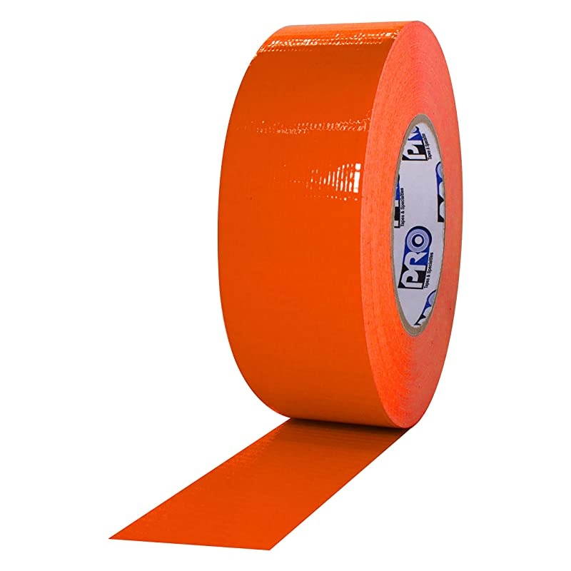 Pro Duct 139 PECoated Cloth Fluorescent Specialty Grade Duct Tape 60 yds Length x 2 Width Fluorescent Orange Pack of 1