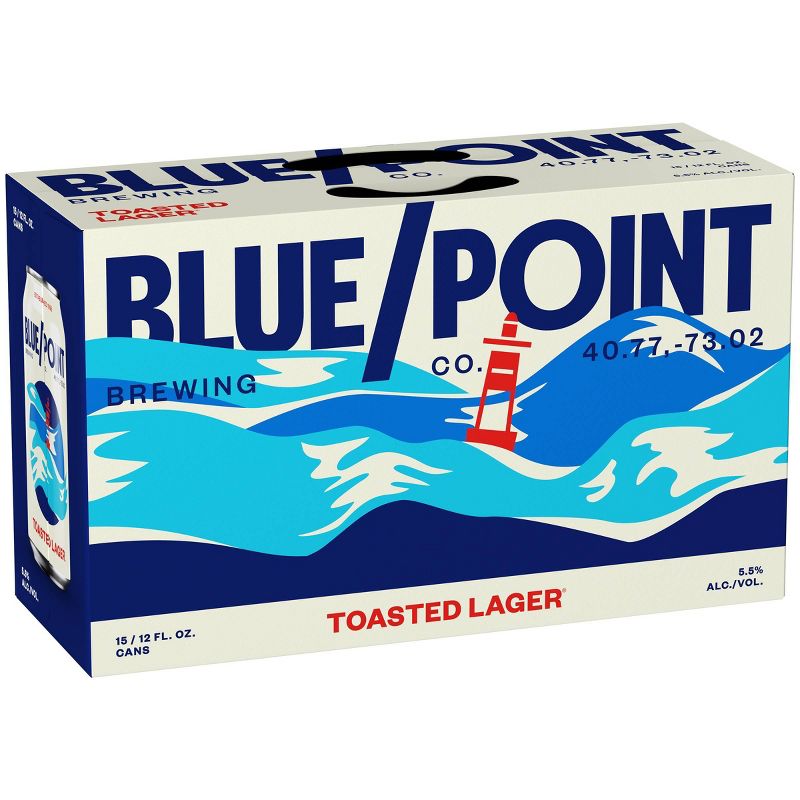 Blue Point Toasted Lager Beer - 15pk/12 fl oz Cans