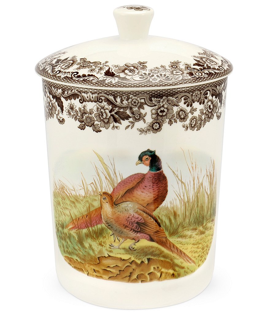 Spode Festive Fall Collection Woodland Pheasant Medium Canister