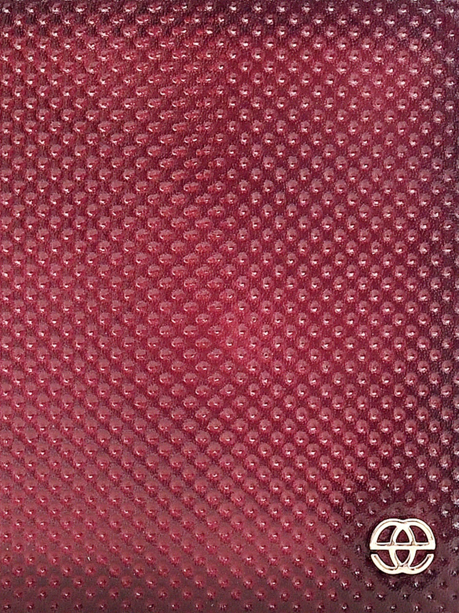 THE HOLISTIK Revival Black & Maroon Casual Leather Bi-Fold Wallet for Men