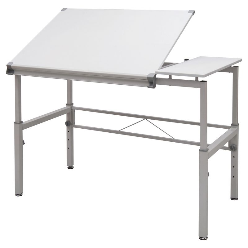30" x 42" Canvas & Color Split Top Workstation White - Studio Designs