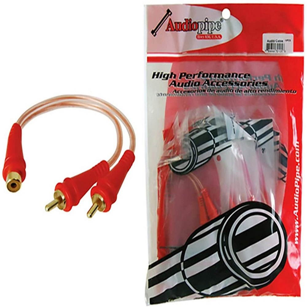 NIPPON BMSGYF2M RCA SPLITTER 1F-2M AUDIOPIPE 1 BAG OF 10= 1 UNIT