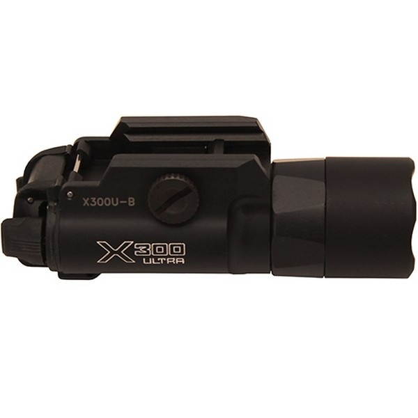Surefire X300 Ultra WeaponLight LED Flashlight, 600 Lumens, Black #X300U-B