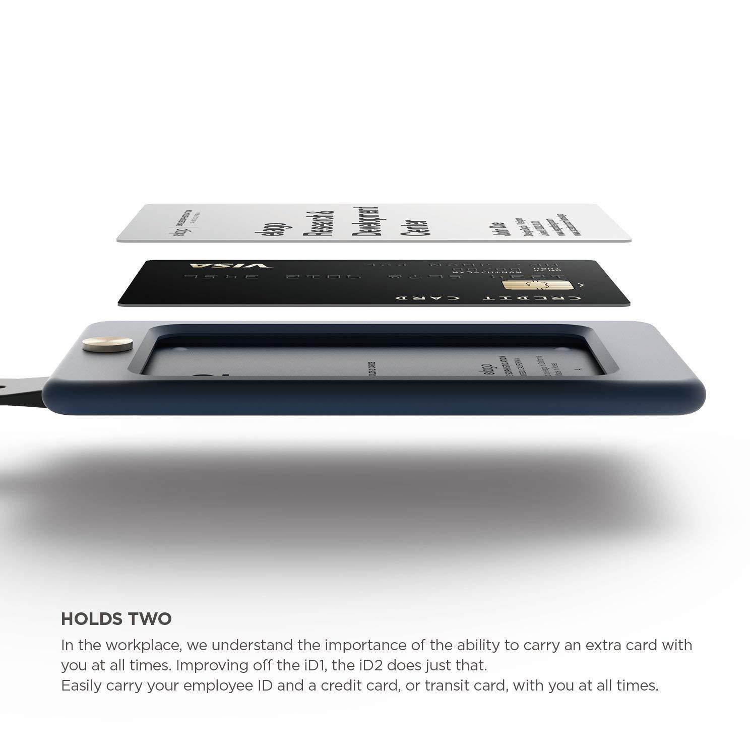 elago ID2 Silicon ID Card Holder (Able to Hold 2 Cards) (Jean Indigo)