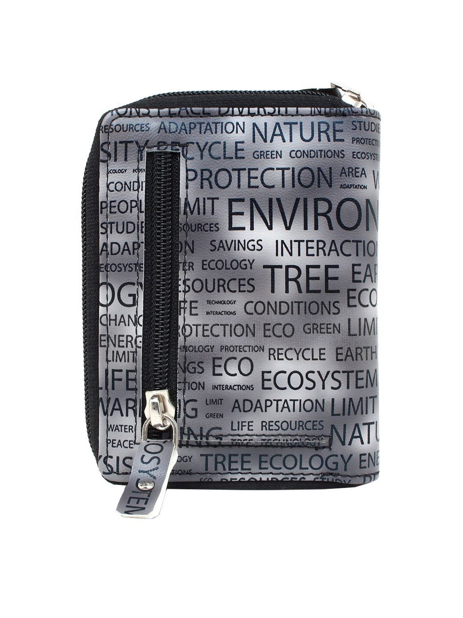 Spice Art Grey Printed for Zip Around Wallet