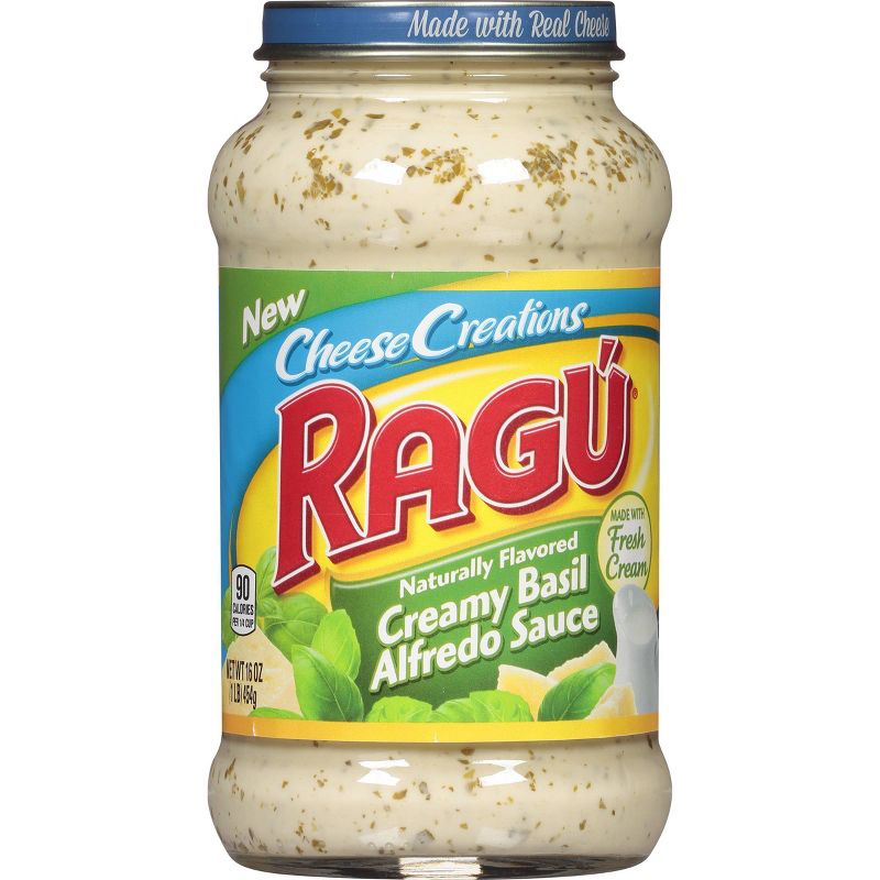 Ragu Creamy Basil Alfredo Pasta Sauce - 16oz