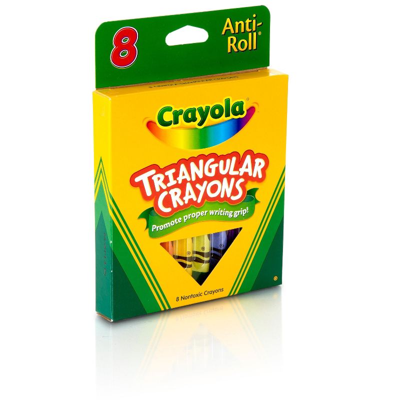 Crayola Triangular Crayons, Assorted Colors 52-4008