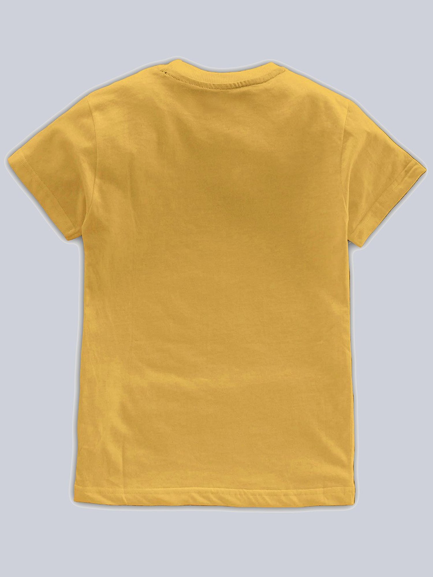 Codez Kids Yellow & Beige Printed T-Shirt (Pack Of 2)