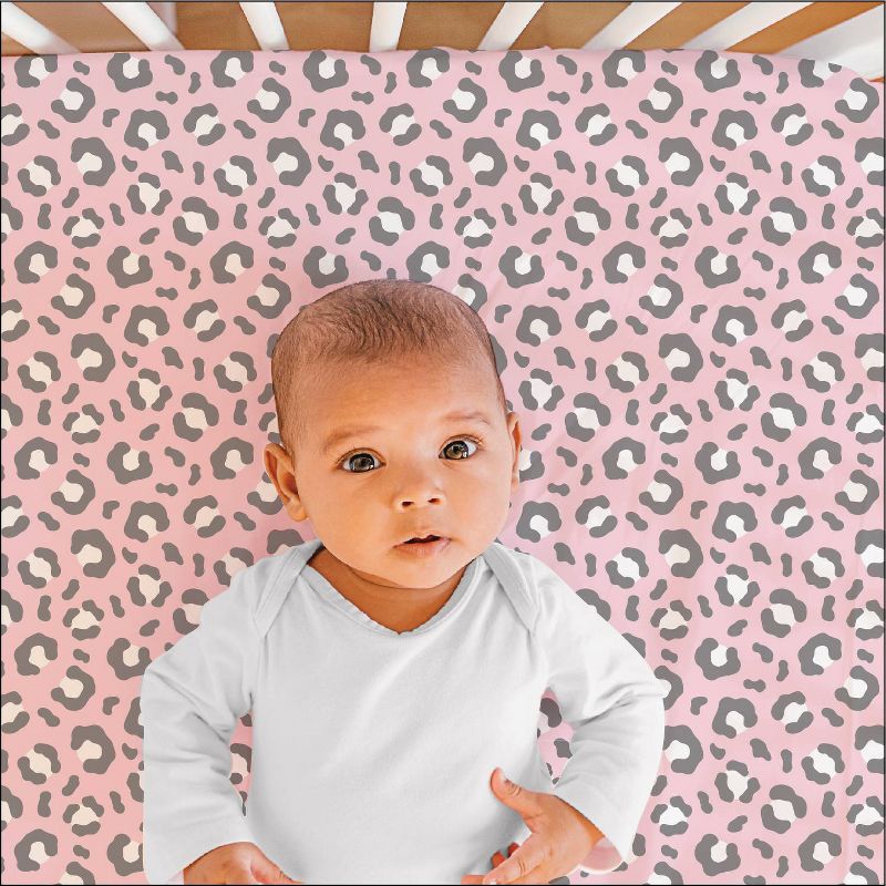 The Peanutshell Fitted Crib Sheets - Animal Print 2pk