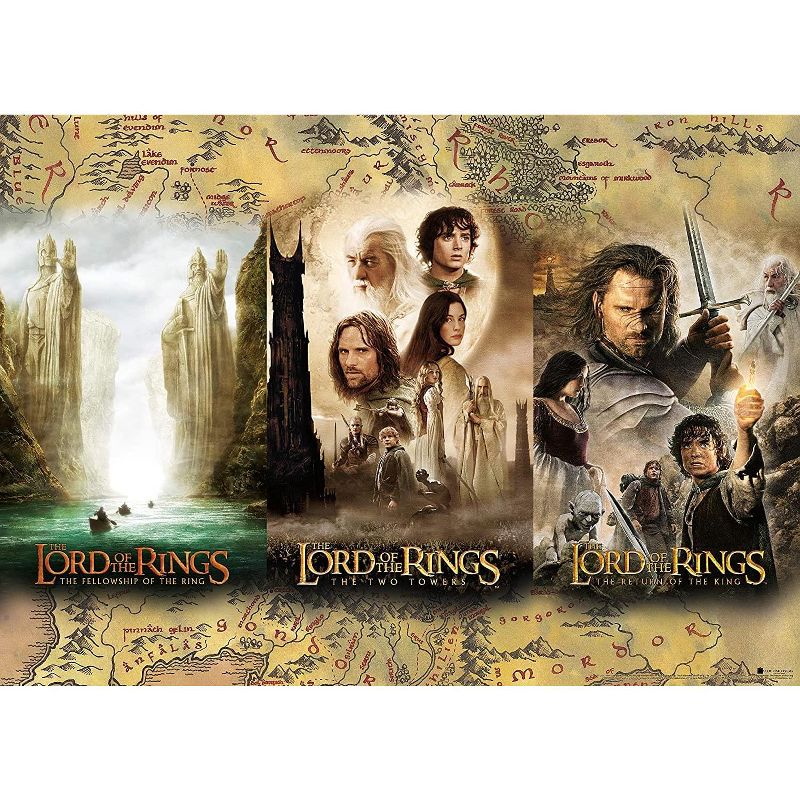NMR Distribution The Lord of the Rings Triptych 1000 Piece Jigsaw Puzzle
