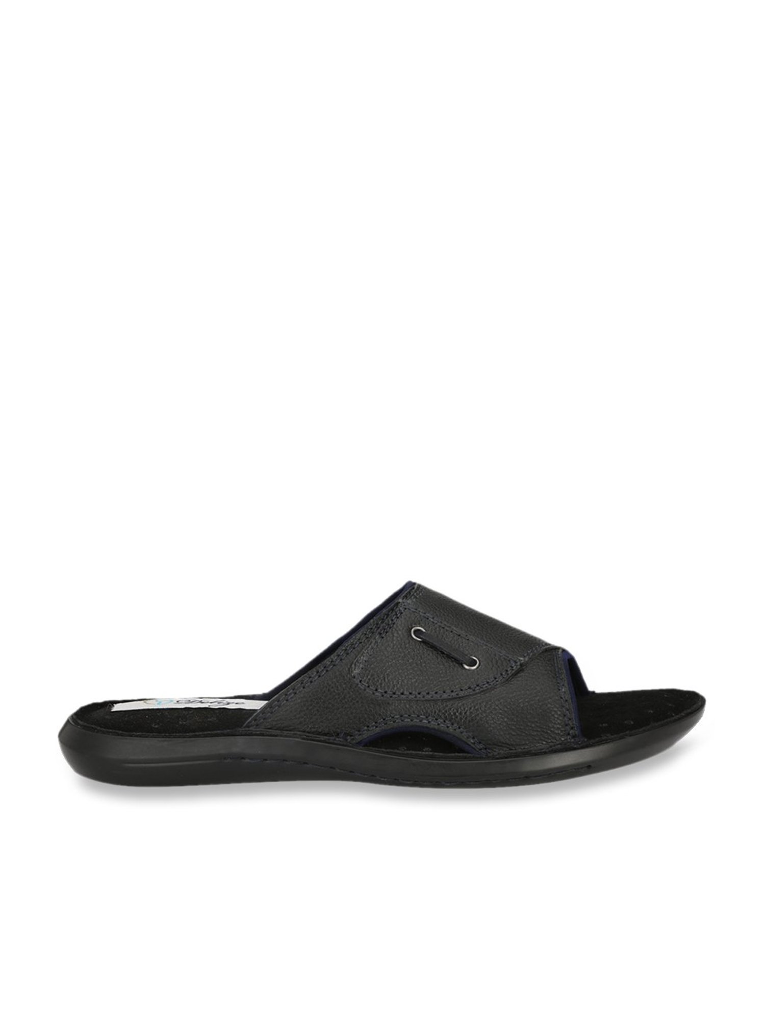 Delize Men's Black Casual Sandals