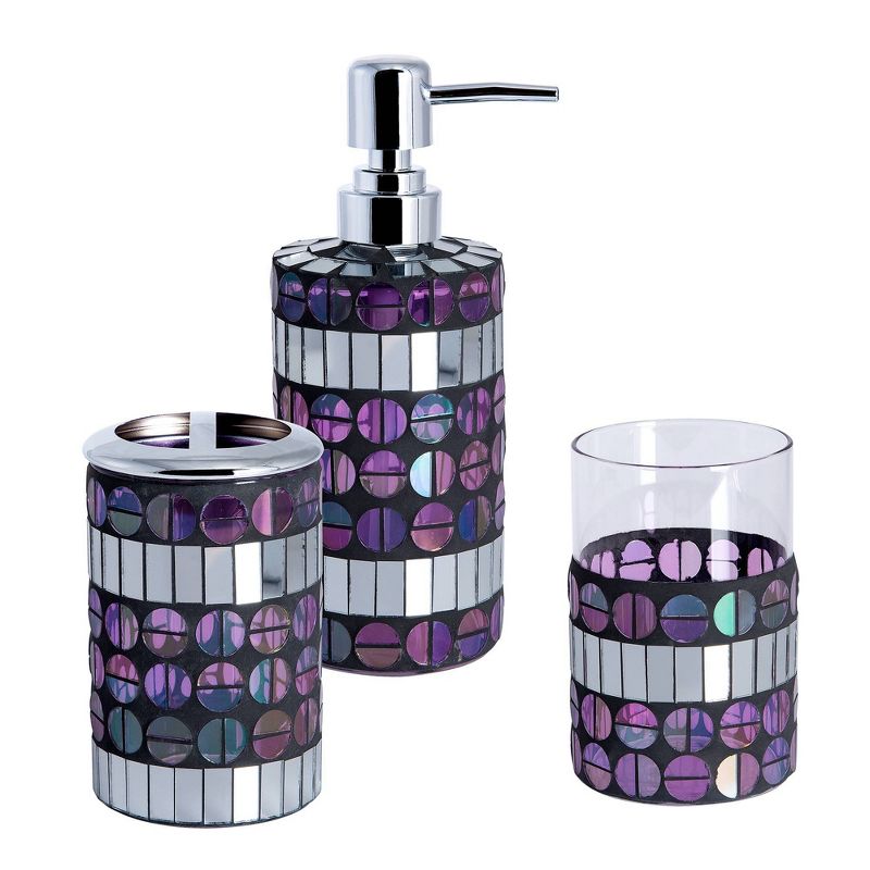 3pc Khari Lotion Pump, Toothbrush Holder, Tumbler - Allure