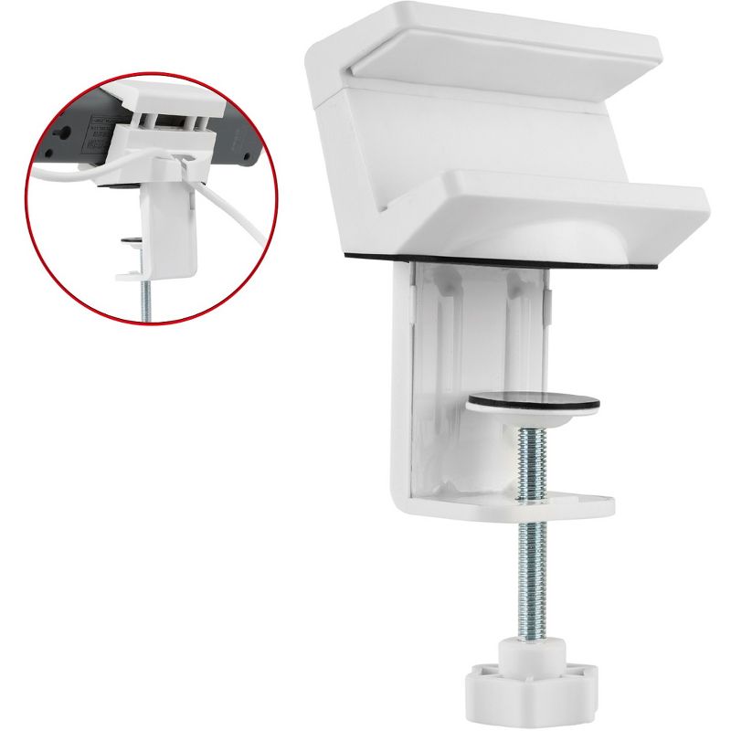 SIIG CE-MT2S12-S1 Clamp Mount for Power Strip - White - White