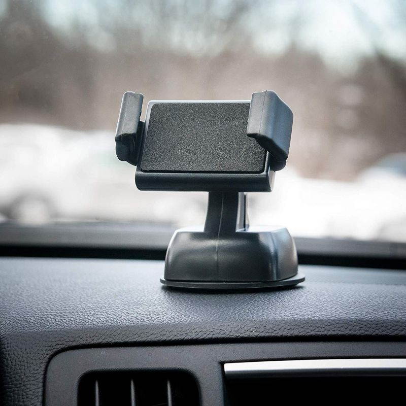 BT Basics by Bracketron Squeeze Dash Window Clamp Car Mount Phone Holder Hands Free Compatible with iPhone X 8 7 SE 6s 6 5s 5 4s 4 Samsung Galaxy S9 S8 S7 S6 S5 Google LG Nexus Sony Nokia BB1-556-2