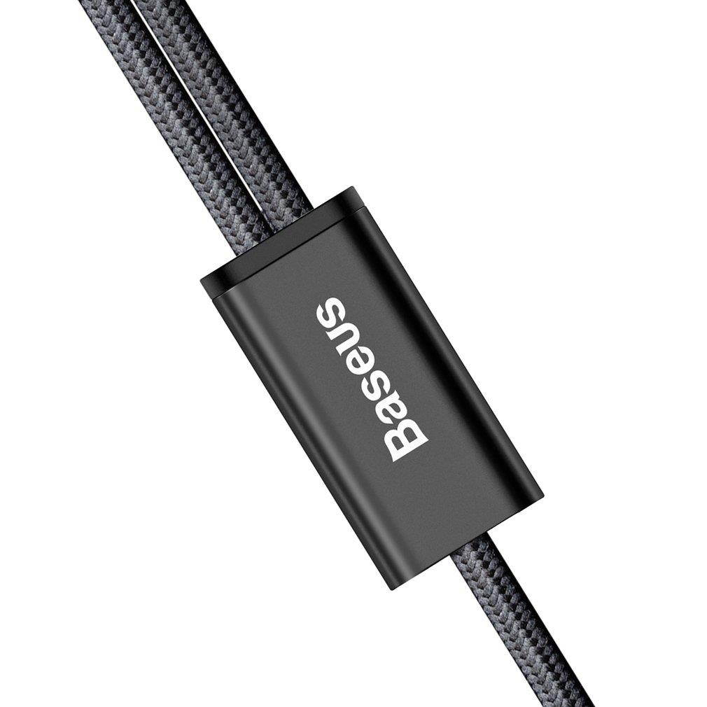 Baseus Rapid Series Micro USB Type-C 2-in-1 Charge Data Cable 1.2M for Android