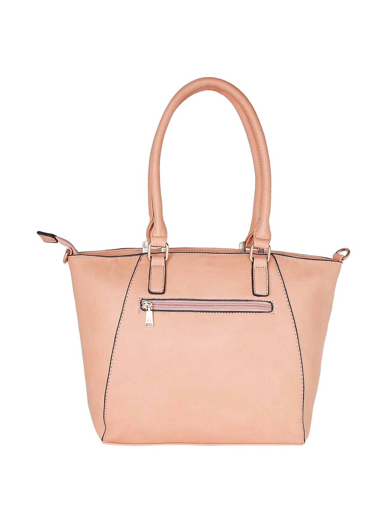 Giordano Pink Solid Medium Shoulder Handbag