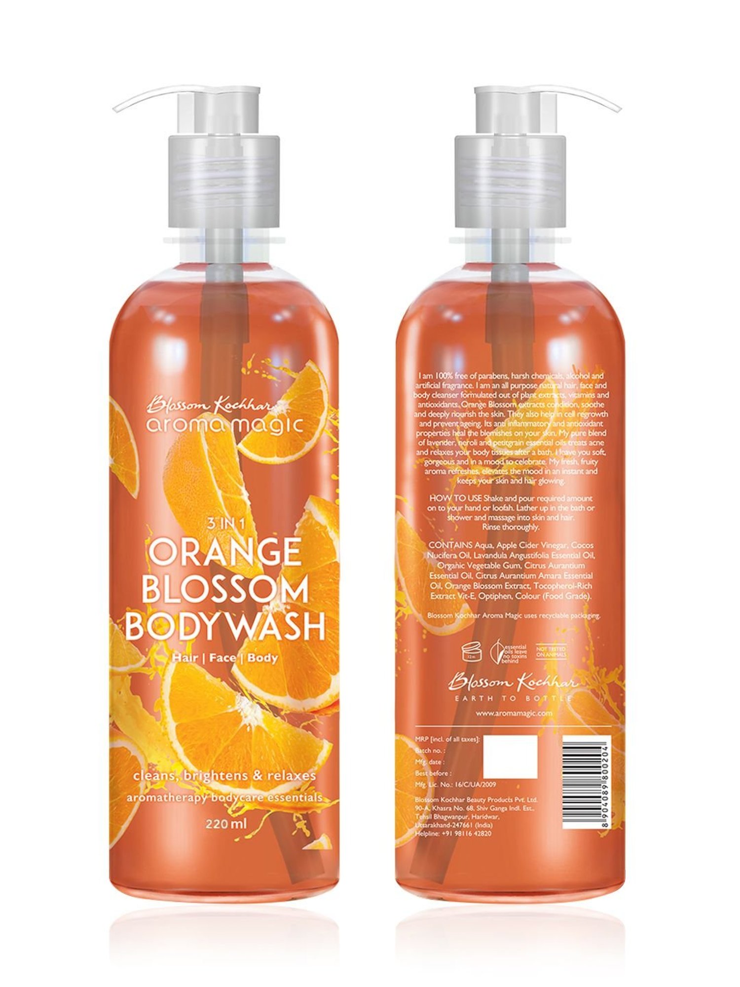 Aroma Magic 3 in 1 Orange Blossom Body Wash - 220 ml
